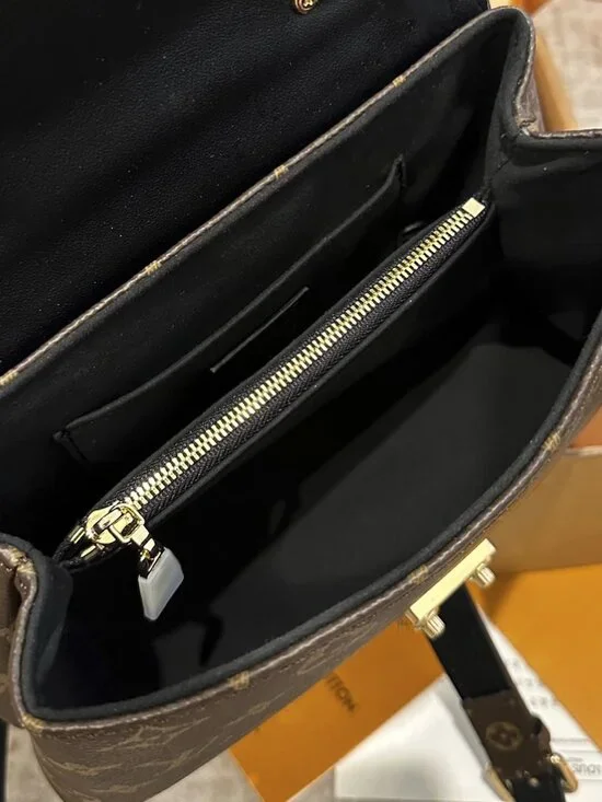 Luxury Top Handle Messenger Bag with Strap - Picture 9 of 9